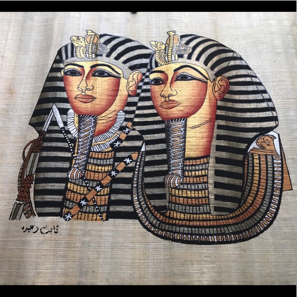 Wall Decor | Egyptian Papyrus Painting Handmade | Poshmark